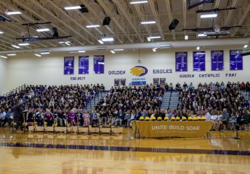 Students attend Groundbreaking Ceremony