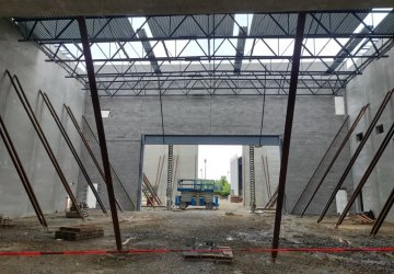 Auditorium Front Stage Wall South View