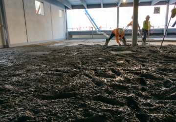 Mechanical Room Elevated Concrete Deck