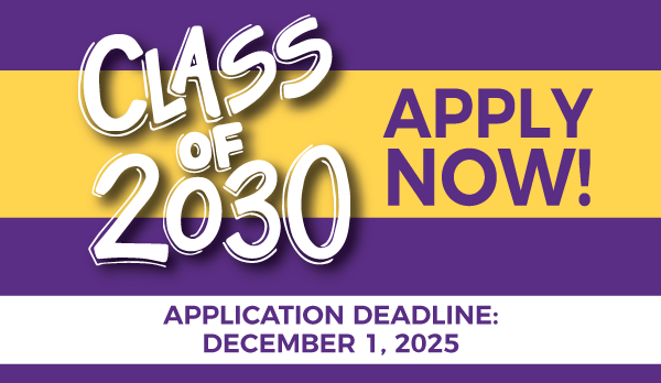 8th Graders - Apply Now for 2026-2027!